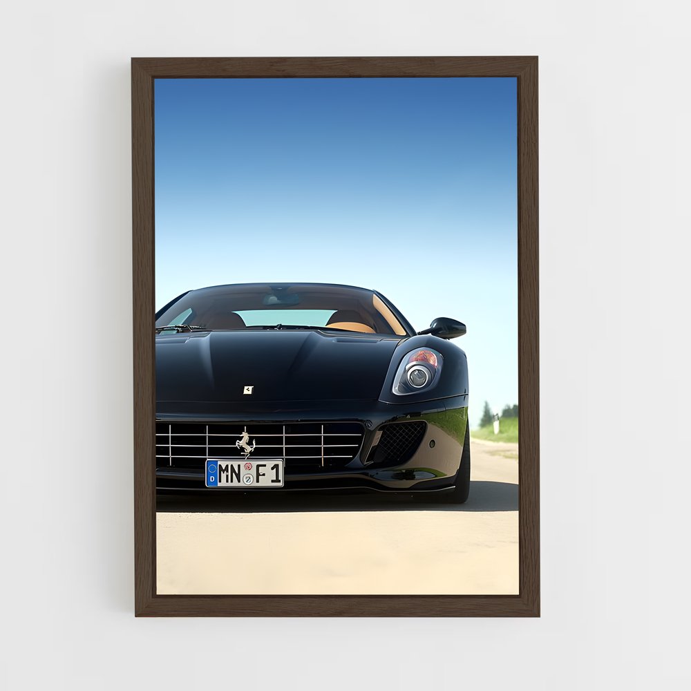 Poster Ferrari Noire (vue 5)